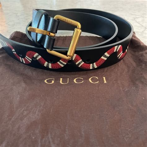 gucci kingsnake belt on|authentic Gucci belts for cheap.